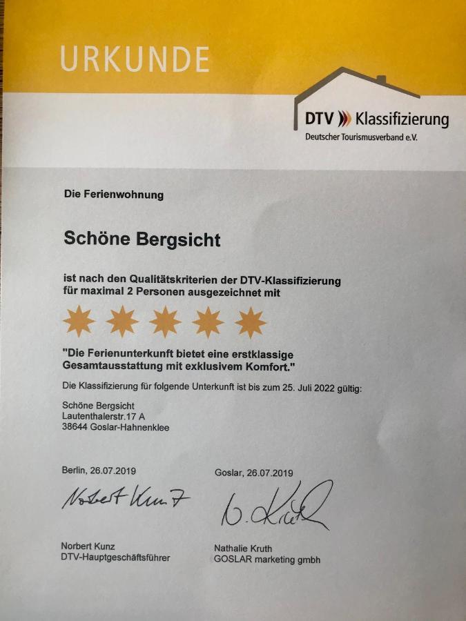 Schoene Bergsicht Goslar Kültér fotó